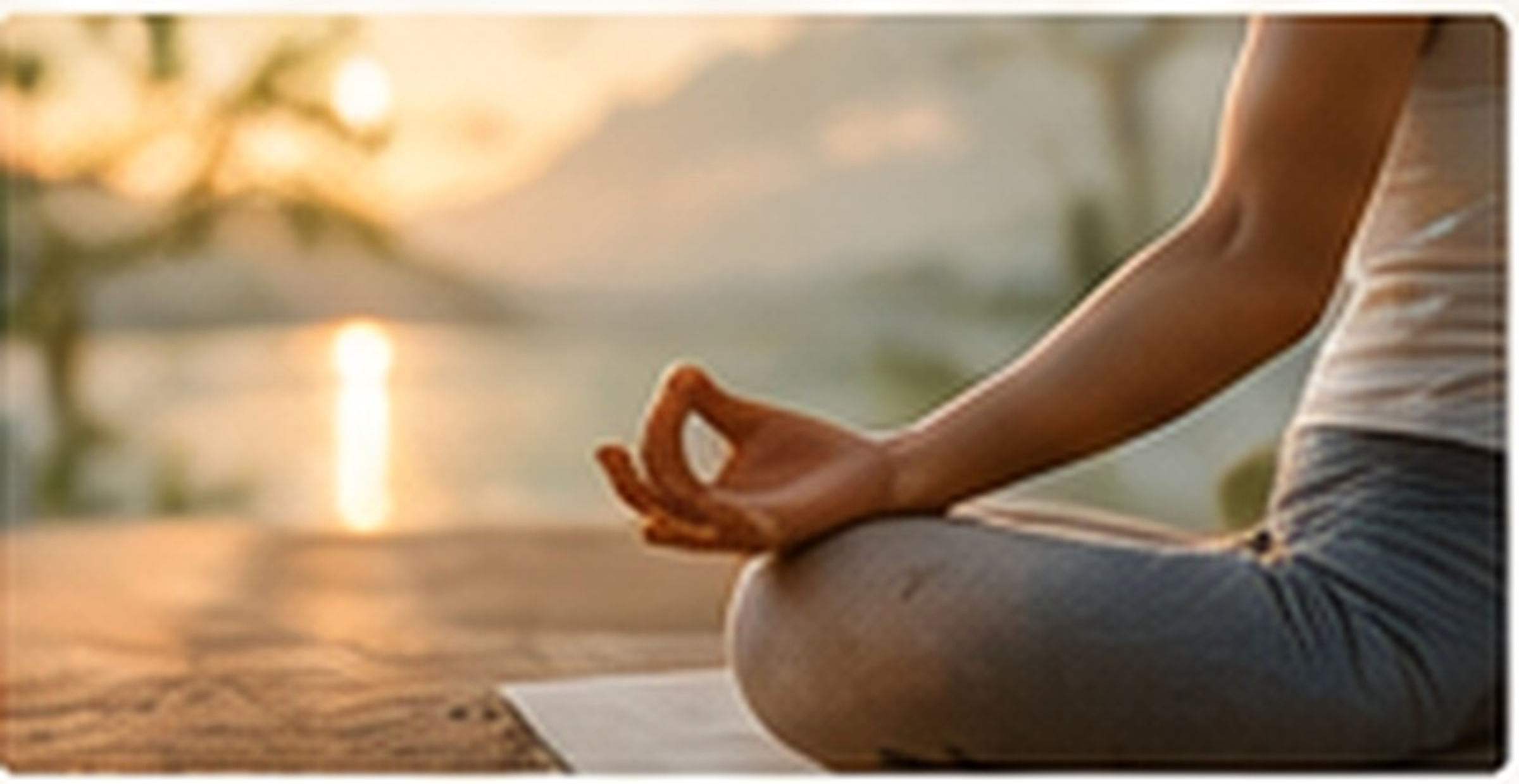 A quiet breathing practice in natural light