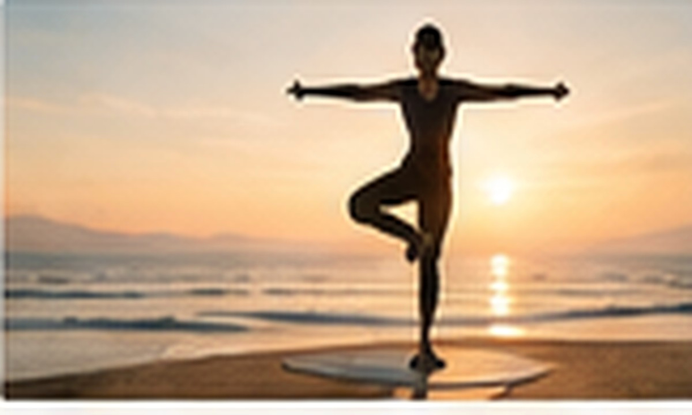 A calm standing balance practice